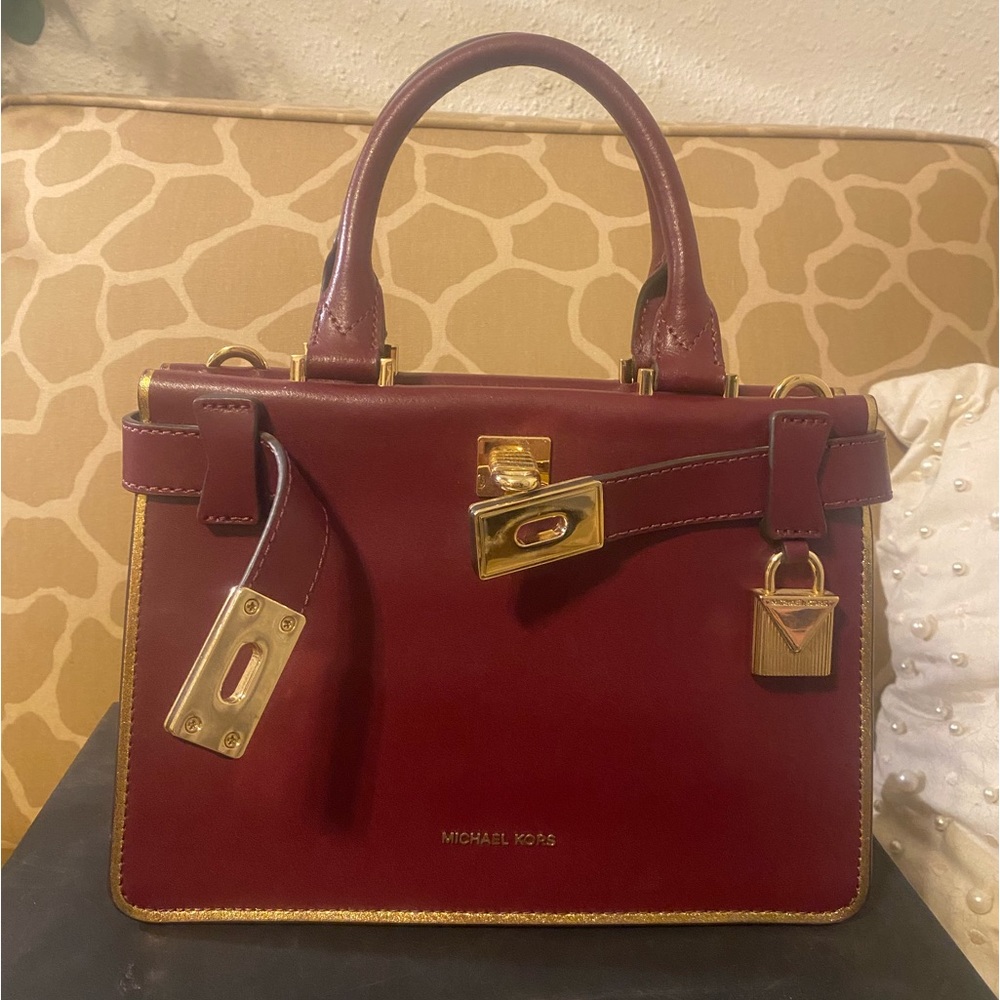 MK burgundy bag